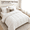 White, variant on Black Down Alternative Comforter, 450g filling, 100% Polyester Ultra Soft Satin Brushed Duvet Insert, Hypoallergenic Box Stitched Bed Comforter for All Season, Machine Washable