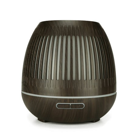 

YX130 Essential Oil Diffuser 400ml Cool Mist Humidifier Wood Grain Aromatherapy Humidifier 7 Color Changing Mood Light Waterless Auto Shut-off with Remote Control