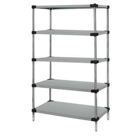 

Quantum Storage WR74-1854SG-5 5-Shelf Galvanized Steel Solid Shelving Unit - 18 x 54 x 74 in.