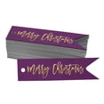 thumbnail image 1 of Inkdotpot Pack Of 50 Real Gold Foil Paper Tags Merry Christmas Favor Hang Tags, 1 of 6