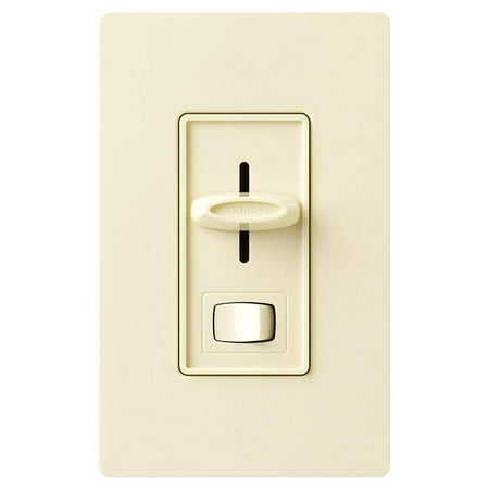 Lutron 69147 120 Volt Almond 300 Watt Single Pole Electronic Low Voltage Wall Dimmer Switch