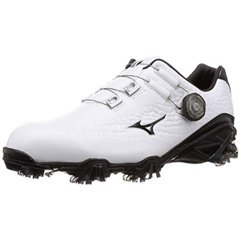 Golf Shoes Genem Boa Men's Spike White Black 27.5 cm 3E - Walmart.com