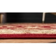 thumbnail image 4 of Unique Loom Voyage Intricate Design Rug 6' x 6' Round Red/Tan, 4 of 4