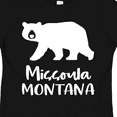thumbnail image 4 of Inktastic Missoula, Montana White Bear Silhouette Boys or Girls Toddler T-Shirt, 4 of 5