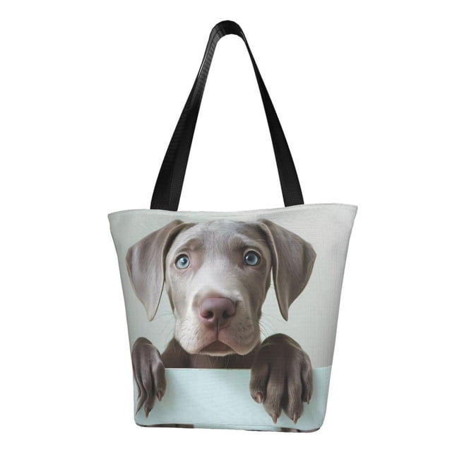 Disketp Adorable Puppy Portrait for Women’s Casual Shoulder Tote Bag Cross-body Handbags for Shopping, Travel and Daily Use