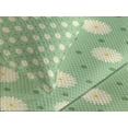 thumbnail image 4 of Ambesonne Garden Quilted Bedspread Set 3 Pcs, Spring Plants Yard, Queen Size, Pale Green Cream Yellow, 4 of 5