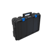 (3 pack) HART Stack System Tool Box with Small Blue Organizer & Dividers, Fits HART's Modular Storage System