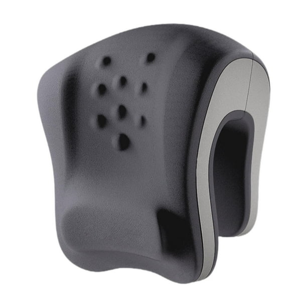 Reposacabezas para silla de oficina, almohada para el cuello, cojín ergonómico de soporte para el cuello para la mayoría de las oficinas Gris oscuro Gris claro