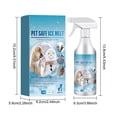thumbnail image 3 of Werulen Pet Snow Melter, Pet Paw Protector Ice Melt for Steps Roads Driveways, Fast-Acting Pet Safe Snow Remover, Winter Pet Outdoor Safety Solution, 60ml Bottle, 3 of 9