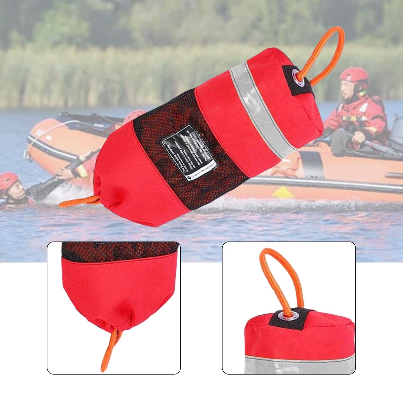 DimyFew Throw Bag with Rope Accessories 8mm Diameter High Visibility Throwable for Kayak 20m