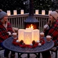 thumbnail image 5 of 10 Pcs Luminary Bags, Fire-Retardant White Paper Luminary Candle Bags, Snow Xmas Tree Pattern for Christmas Weddings Birthday Valentine's Day Halloween Party Decoration, 5 of 6