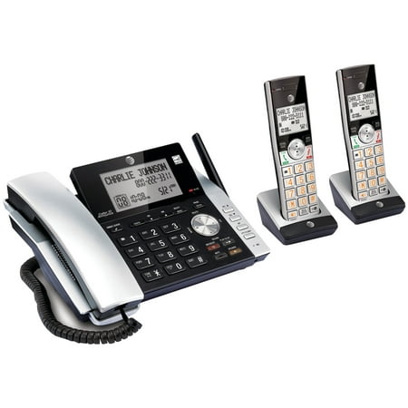 AT&T ATTCL84215 3-Handset Corded/Cordless Answering System