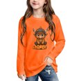 thumbnail image 2 of Zorckvet Girls' Cotton Round Neck T-Shirts for Kids, 2 of 6
