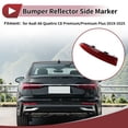 thumbnail image 2 of Unique Bargains 1 Pcs Rear Left Outer Side Bumper Reflector No.4K0945105 Bumper Reflector Side Marker for Audi A6 Quattro C8 Premium/Premium Plus 2019-2025, 2 of 6