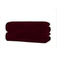 thumbnail image 4 of Diplomat Beach Towels 100% Cotton Terry Velour, 30x60 2-Pack (Burgundy Pms 505-C) 11.0 lbs per doz 100% Cotton, 4 of 6