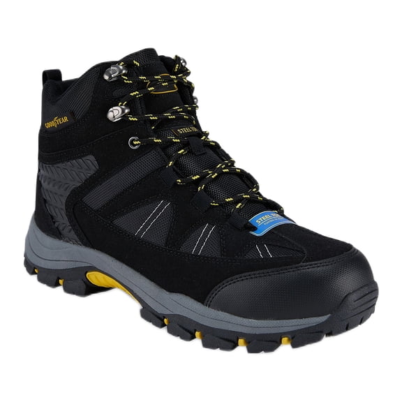 Goodyear Men's Teton Steel Toe Outdoor Hiker Work Boots, Wide Available