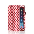 thumbnail image 2 of iPad Air 2 Case (Polka Dot Red) - Slim Fit Synthetic Leather Folio Case Stand Smart Cover Auto Sleep & Wake Feature and Stylus Holder for Apple iPad Air 2 (iPad 6) & iPad Air (iPad 5), 2 of 7