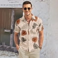 thumbnail image 6 of HAOMEILI Men's Hawaiian Shirt Short Sleeve Floral Button Down Shirts Tropical Holiday Beach Shirts, 6 of 7