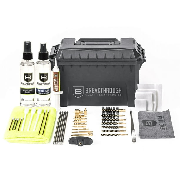 BREAKTHROUGH CLEAN AMMO CAN CLEANING KIT .22 CAL TO 12 GA 31 Walmart