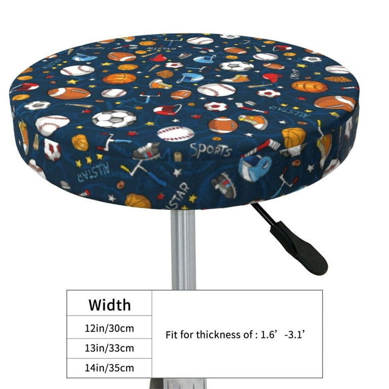 Sports bar stool covers hotsell