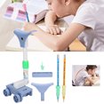 thumbnail image 4 of Reading Posture Helper, Pencil Grips Safe Posture Corrector, Anti-Myopia For Children Students Handwriting Kids Blue,Green,Pink, 4 of 8