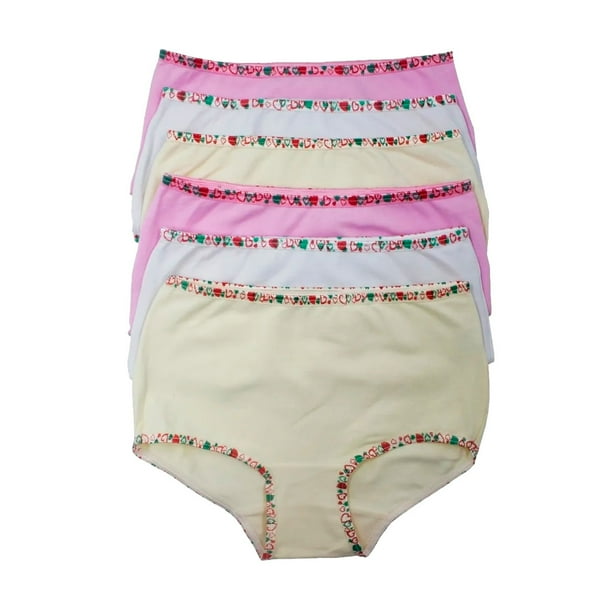 Paquete de Pantaleta para Niña Gota de Rocío Modelo Y-300, Colores surtidos