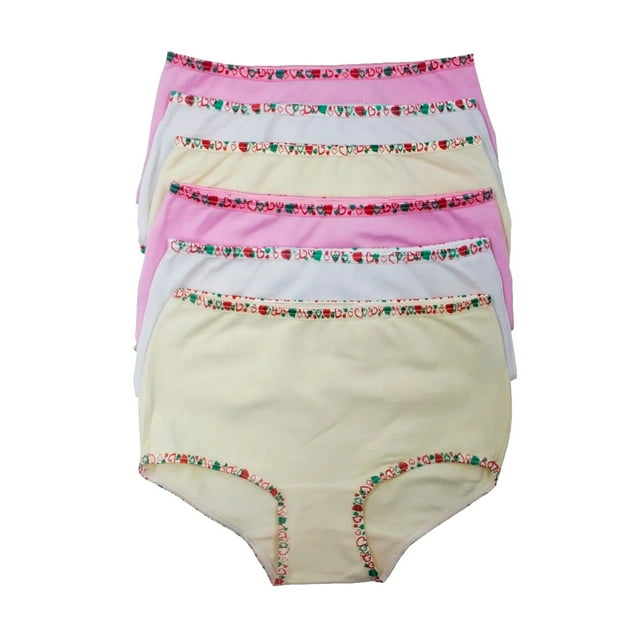 Paquete de Pantaleta para Niña Gota de Rocío Modelo Y-300, Colores surtidos