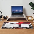 thumbnail image 3 of Black and Red Japanese Waves Sun Mousepad XL Large Gaming Mousepad Long Desk Pad, 31.5 X 11.8 Inch, 3 of 6