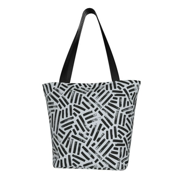 Balery Weave Geometric Bolsa de Hombro con Diseño, Bolsa Grande y Duradera, Bolsa Versátil para Compras