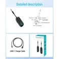 thumbnail image 6 of Bluetooth Transmitter Receiver 2-in-1 Adapter, Wireless Bluetooth Audio Adapter for Airplane, TV, Car, Headphones, 3.5MM Aux, Dual Pairing & Hands-Free Calling, 6 of 7