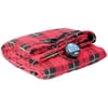 MAXSA Innovations Comfy Cruise 12-Volt Heated Automotive Electric Travel Blanket (Red Plaid)