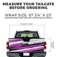 thumbnail image 4 of Truck Tailgate Wrap Grunge Stripe Magenta HD Decal Graphics MightySkins Professional Grade 3M Material Universal Fit for Full Size Trucks Weatherproof & Car Wash Safe, 4 of 6