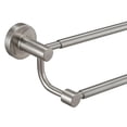 thumbnail image 1 of Toallero BeSy ajustable de 42 a 72 cm, doble, acero inoxidable SUS304, 1 of 6