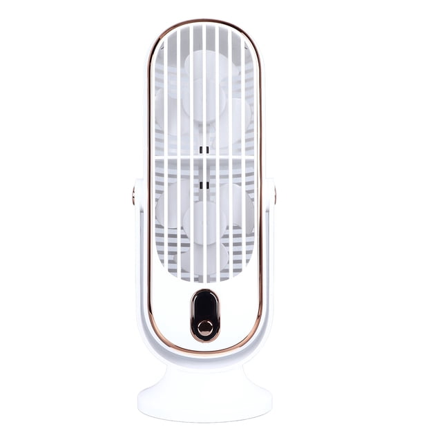 Table Tower Fan, Quiet USB Plug In 5 Gears Turbocharged Airflow Technology Tower Fan for Various Settings