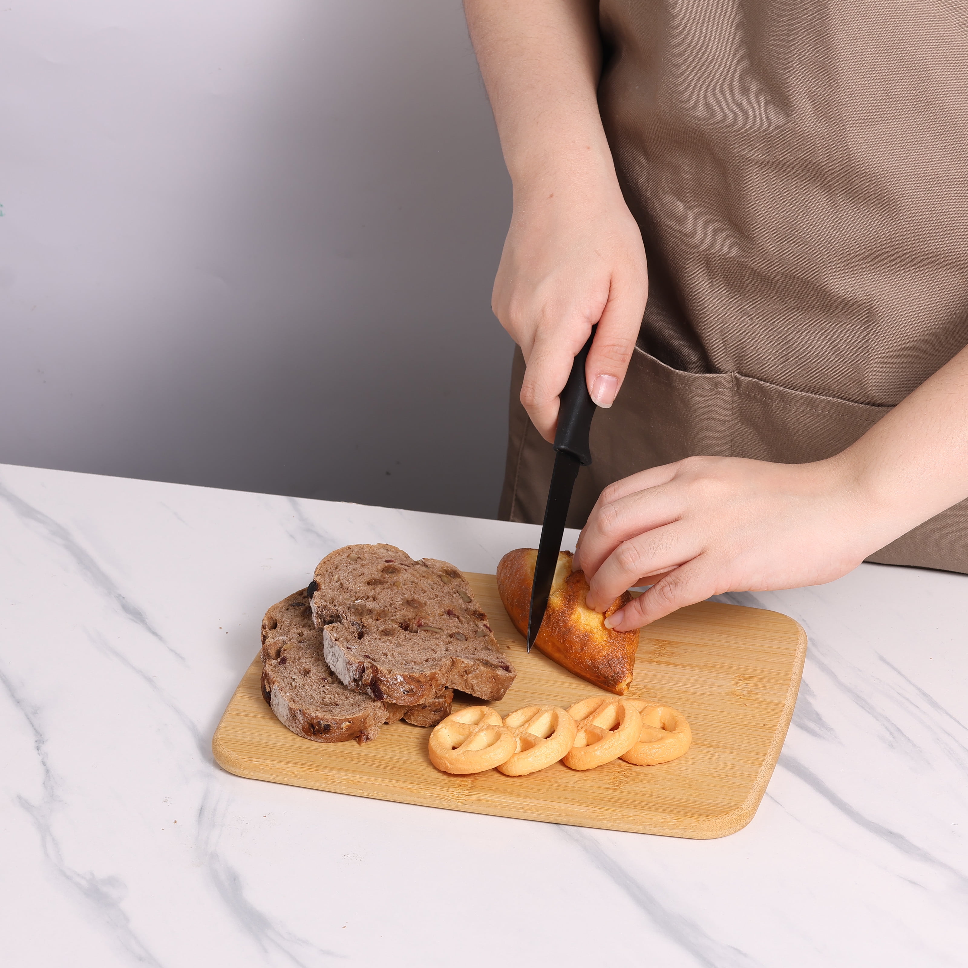 Mainstays Bamboo Cutting Board Set, 3 Piece, Large/Medium/Small