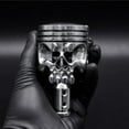 thumbnail image 3 of Automatic Manual Vehicle Motorcycle Piston Stainless Steel Skull Shape Shifter Knob Car Shifts Head Shifting Lever, 3 of 8