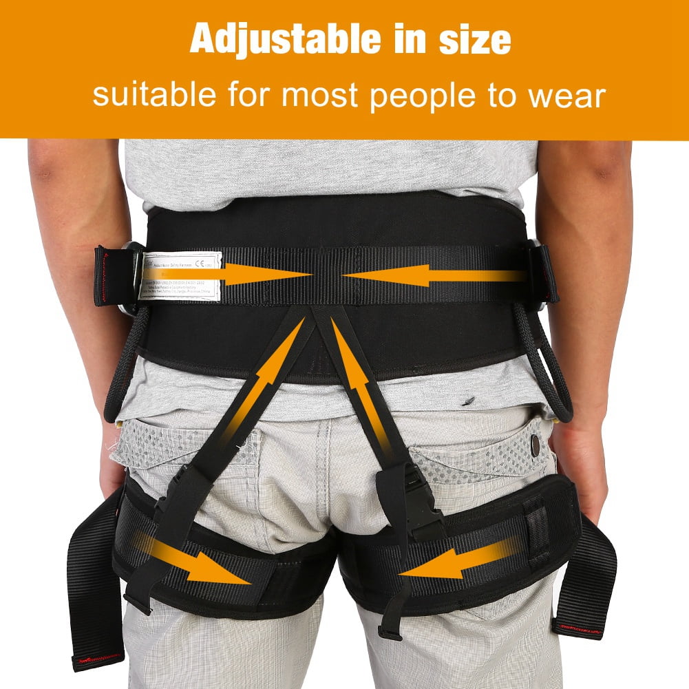 New Outdoor Rescue Rock Climbing Belt Safety Rappelling Harness Adjustable A4K0