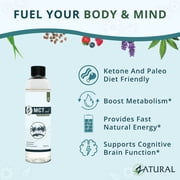 MCT Oil 8oz - 100% Pure Medium-Chain Triglycerides, Versatile for Cooking, Skincare & Wellness