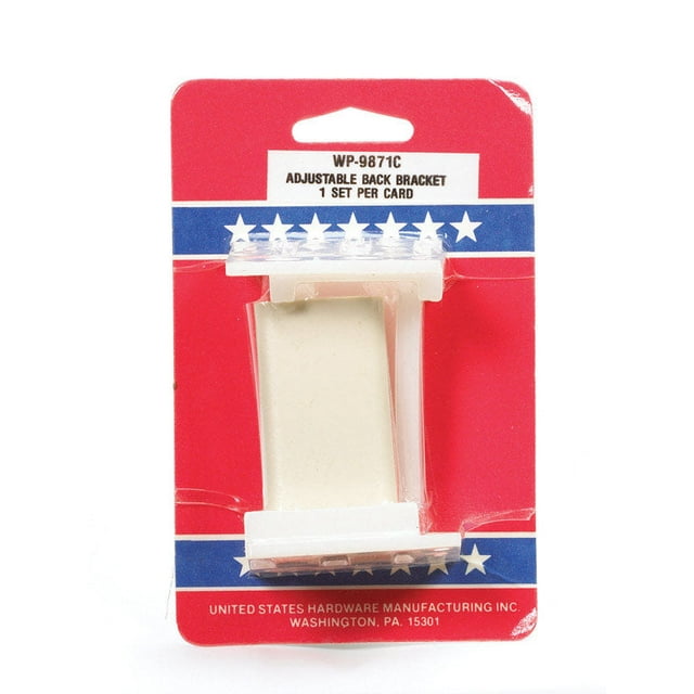 Soporte trasero para cajón RV, US Hardware, paquete de 1