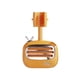 thumbnail image 1 of Inteprter Soporte para cabezal de ducha, soporte para cabezal de ducha de baño montado en la pared, soporte impermeable, soporte de repuesto autoadhesivo Juegos de accesorios de baño Naranja Inteprter HA066614-04B, 1 of 6