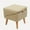 Tan, variant on Seat-Mate Split Ottoman Dog Ramp - Foldable Dog Stairs - Lightweight and Reusable Accessory for Bed, Sofa and Car
