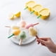 thumbnail image 5 of de de silicona de dibujos animados en apariencia de pájaro 3 celdas congelador postre pudín con palos herramienta de bricolaje para Amarillo BLESIY Moldes para paletas, 5 of 7