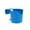 BLUE, variant on Universal Wheelchair Cup Holder, Adjustable Drink Holder for Mobility Scooters, Strollers, Walkers, Bikes, Durable Blue Plastic Design, Easy Installation