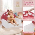 thumbnail image 6 of Infans Kids Couch Toddler Foam Sofa with Soft & Machine-Washable Teddy Fleece Cover, 6 of 7