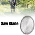 thumbnail image 3 of "Premium 60T Circular Saw Blade for Garden Trimmers – 255mm Diameter High-Speed Steel Cutting Disc with Razor-Sharp Teeth for Efficient Weed & Brush Cutting"  

(Character count: 149)  

Alternative, 3 of 6