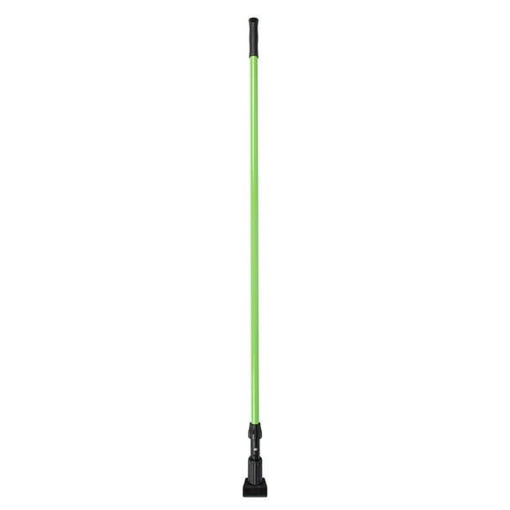 Restaurantware-HANDLE ONLY: Clean Tek Professional 60 Inch Wet Mop Handle, 1 Mop Stick With Jaw Clamp - Head Sold Separately, Ergonomic Grip, Green Iron, For Home And Commercial Use