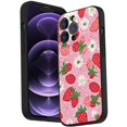 thumbnail image 1 of Compatible with iPhone 14 Pro Max Phone Case, Strawberries Case Silicone Protective for Teen Girl Boy Case for iPhone 14 Pro Max, 1 of 1