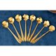 thumbnail image 1 of Cucharas De Expreso, De Cucharas De 8 Piezas Cucharas de material acero Inoxidable Cucharas De Postre Cucharas De Aperitivo Para dorado perfecl Cuchara de té de café, 1 of 8