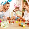 thumbnail image 4 of Happy Easter Bunny Money Box, White Easter Theme Party Decoration for Gift Collection, Wedding Christening Baby Shower Fundraising, 8.5 x 6.5 x 6.5 Inches, 4 of 5