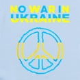 thumbnail image 2 of CafePress - No War In Ukraine Support American Ukrai Body Suit - Long Sleeve Cotton Baby Bodysuit, 2 of 4